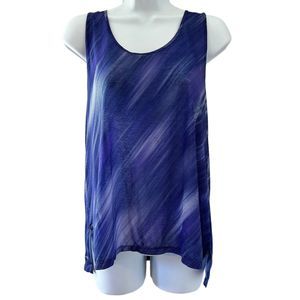 Nike Dri Fit Purple Lightweight Sheer Racerback Tank Top Size XL